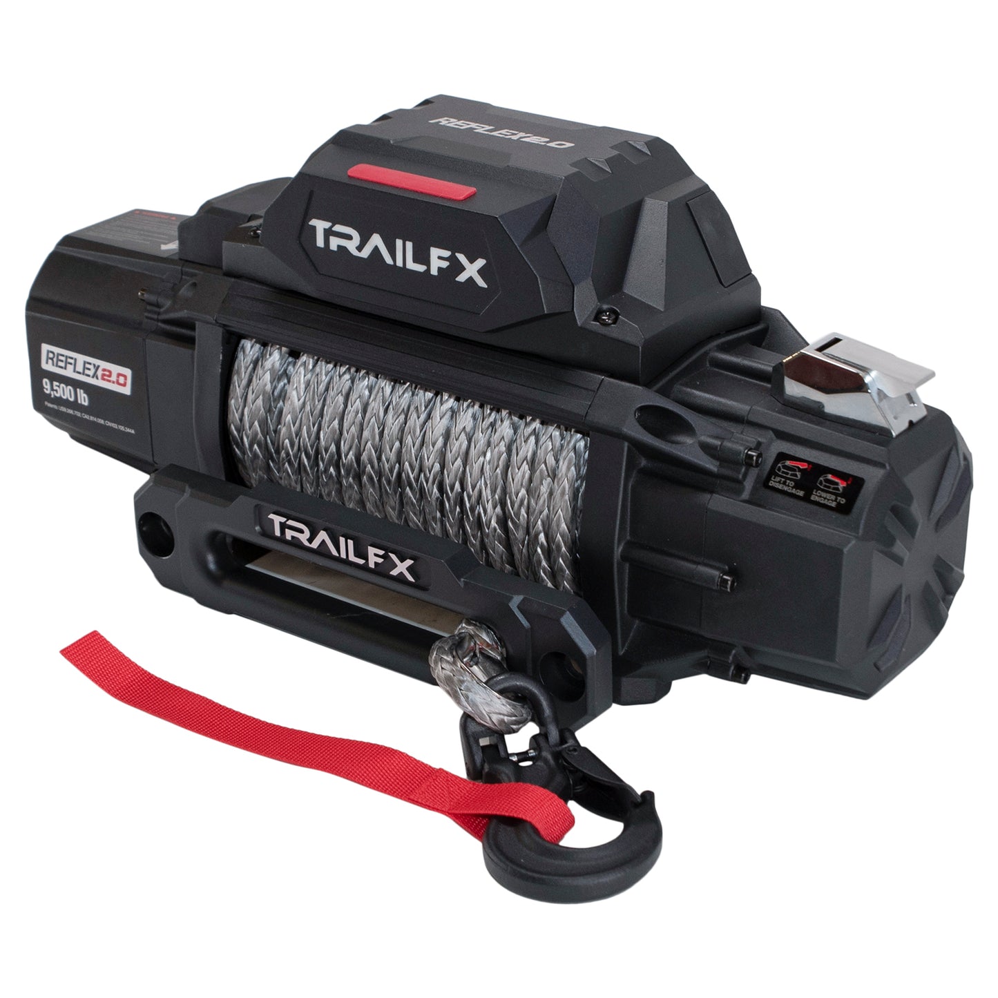 Trail FX - Reflex 2.0 - Winch with Synthetic Rope - WRS295B (9500 Pound) - image 2