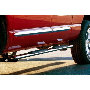 Trail FX 4 Inch Oval Tube Steps - Stainless Steel