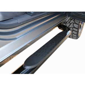 Westin Platinium 4 Inch Oval Nerf Bars - Black