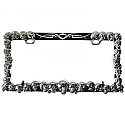 Bully License Plate Frame - Skulls