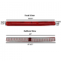 Brake Light - AT-LED-35-003 - Dimensions