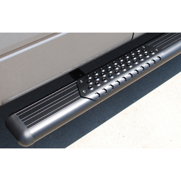 Luverne O-Mega II Black Oval Tube Steps