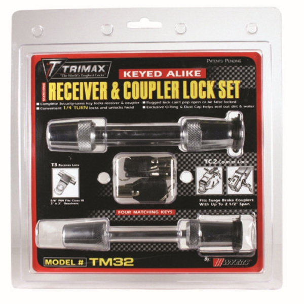 Trimax Hitch Receiver Lock and Coupler