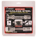Trimax Hitch Receiver Lock and Coupler - Stainless Steel