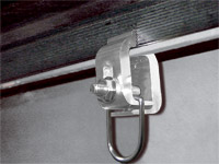 Tight Bite Clamps with Tie Down Rings